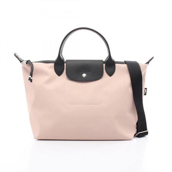 LONGCHAMP Black Leather Tote Bag - Picture 1 of 6